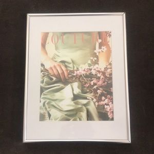 Couture Magazine Cover Framed Print